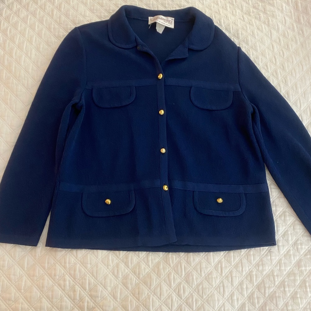 Castleberry blue sweater